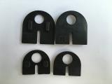 Rubber gasket for glass clamp