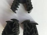 Rubber gasket for glass clamp